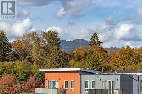 Mountain view from unit - 301 245 First St, Duncan, BC - Outdoor With View