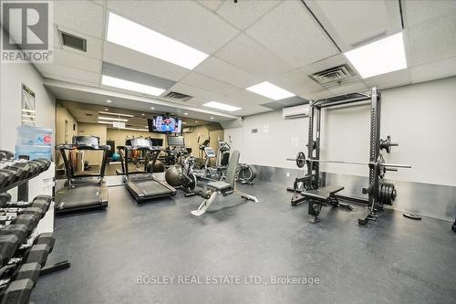 1002 - 270 Scarlett Road, Toronto, ON - Indoor Photo Showing Gym Room