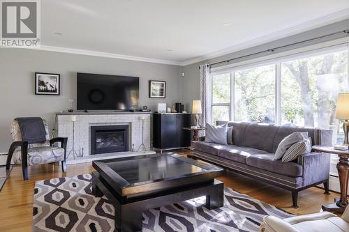 37 Smithville Crescent, St. John'S, NL - Indoor Photo Showing Living Room With Fireplace