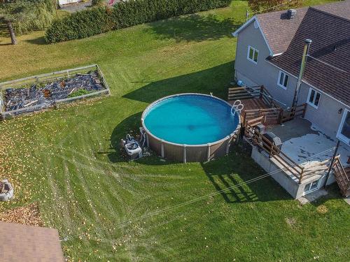 Overall view - 1400 8E Rue, Saint-Côme/Linière, QC - Outdoor With Above Ground Pool