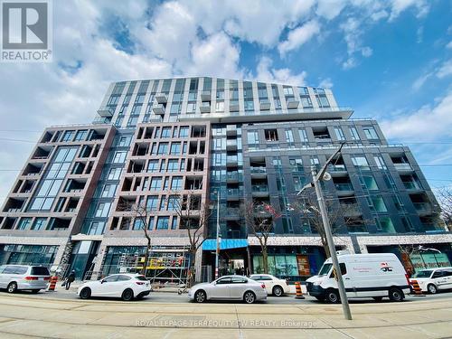 418 - 1808 St Clair Avenue W, Toronto, ON - Outdoor With Balcony With Facade