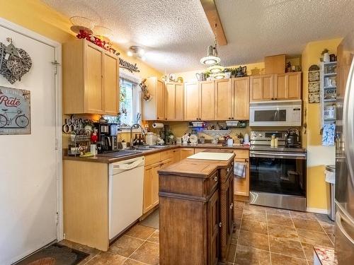 3772 Westsyde Rd, Kamloops, BC - Indoor Photo Showing Kitchen With Double Sink