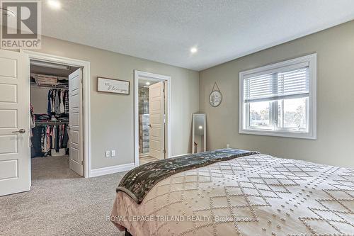 Primary Bedroom with walk-in closet - 185 Spencer Avenue, Lucan Biddulph (Lucan), ON - Indoor Photo Showing Bedroom