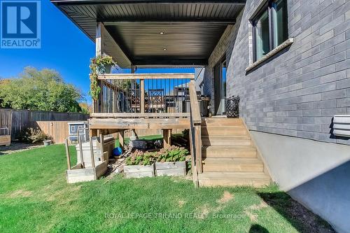 Deck off Kitchen - 185 Spencer Avenue, Lucan Biddulph (Lucan), ON - Outdoor With Deck Patio Veranda With Exterior