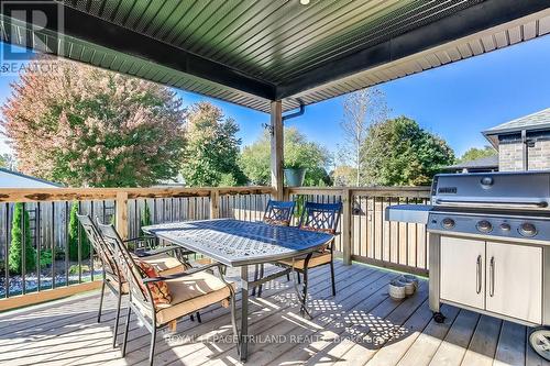 Cover Deck 12 x 12 with gas hook-up - 185 Spencer Avenue, Lucan Biddulph (Lucan), ON - Outdoor With Deck Patio Veranda With Exterior