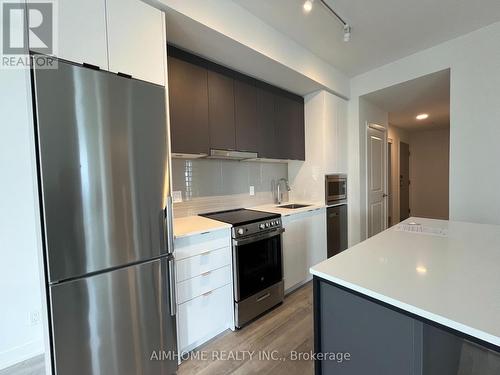 1902 - 50 Upper Mall Way, Vaughan, ON - Indoor Photo Showing Kitchen With Stainless Steel Kitchen With Upgraded Kitchen