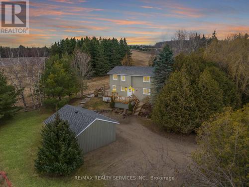 9009 Sideroad 27, Erin, ON - Outdoor With Deck Patio Veranda With View