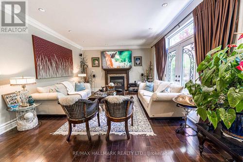 3 Marbrook Street, Richmond Hill, ON - Indoor Photo Showing Living Room With Fireplace