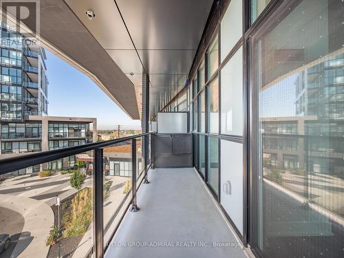 314 - 60 George Butchart Drive, Toronto, ON - Outdoor With Balcony With Exterior