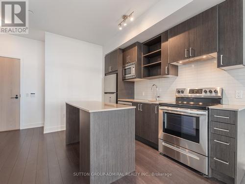 314 - 60 George Butchart Drive, Toronto, ON - Indoor Photo Showing Kitchen With Stainless Steel Kitchen With Upgraded Kitchen