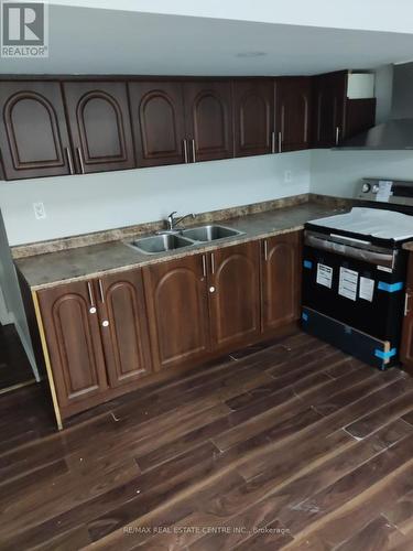 Bsment - 737 Scott Boulevard, Milton, ON - Indoor Photo Showing Kitchen With Double Sink