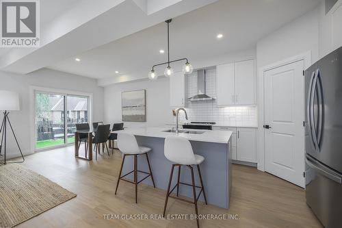 Lot#8 - 1523 Chickadee Trail, London, ON - Indoor Photo Showing Kitchen With Upgraded Kitchen