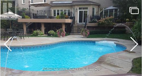 384 Kennedy Street W, Aurora, ON - Outdoor With In Ground Pool