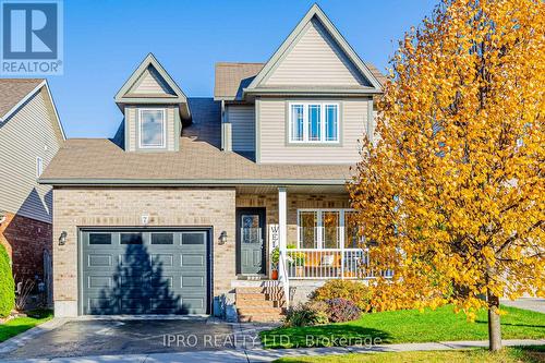 7 Aiken Crescent, Orangeville, ON - Outdoor With Deck Patio Veranda With Facade