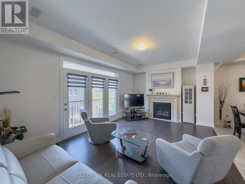 54 Bawden Drive, Richmond Hill, ON - Indoor Photo Showing Living Room With Fireplace