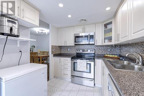 1210 - 350 Webb Drive, Mississauga, ON - Indoor Photo Showing Kitchen With Double Sink