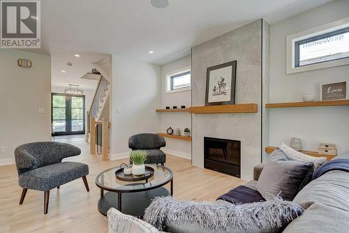 Lot 19 Linkway Boulevard, London, ON - Indoor Photo Showing Living Room With Fireplace