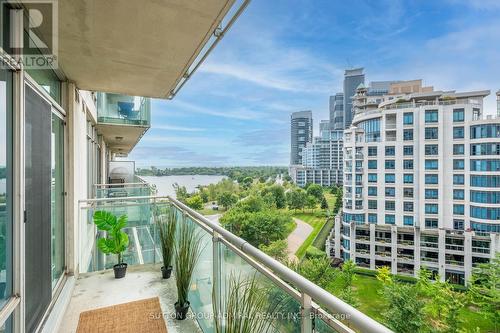 808 - 5 Marine Parade Drive, Toronto, ON - Outdoor With Balcony With View With Exterior