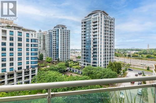 808 - 5 Marine Parade Drive, Toronto, ON - Outdoor With Balcony With Facade