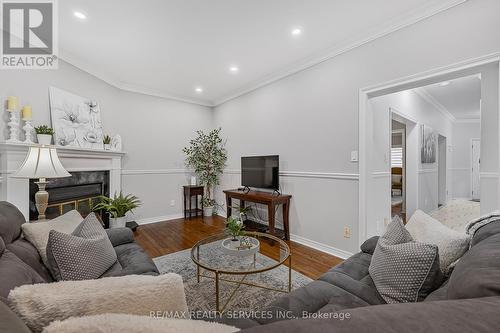 86 Royal Valley Drive, Caledon, ON - Indoor Photo Showing Living Room With Fireplace