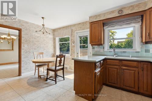 9 Elstree Road, Toronto (Edenbridge-Humber Valley), ON - Indoor Photo Showing Kitchen With Double Sink