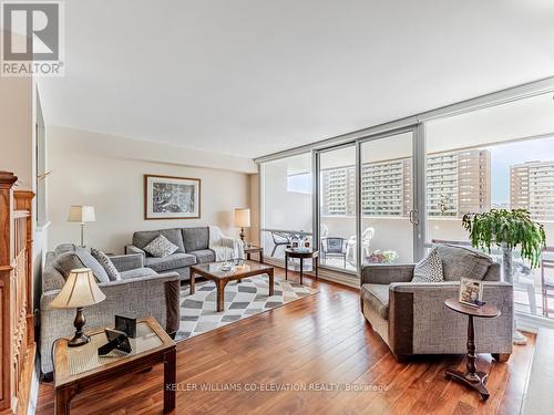 1205 - 270 Scarlett Road, Toronto (Rockcliffe-Smythe), ON - Indoor Photo Showing Living Room