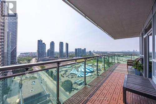 2202 - 16 Brookers Lane, Toronto (Mimico), ON - Outdoor With Balcony With View With Exterior