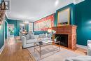 98 Macpherson Avenue, Toronto, ON  - Indoor Photo Showing Living Room With Fireplace 