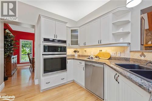 1259 Golf Course Road, Huntsville, ON - Indoor Photo Showing Kitchen With Double Sink