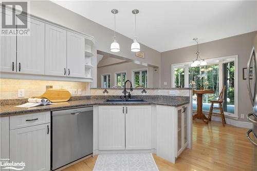 1259 Golf Course Road, Huntsville, ON - Indoor Photo Showing Kitchen With Double Sink