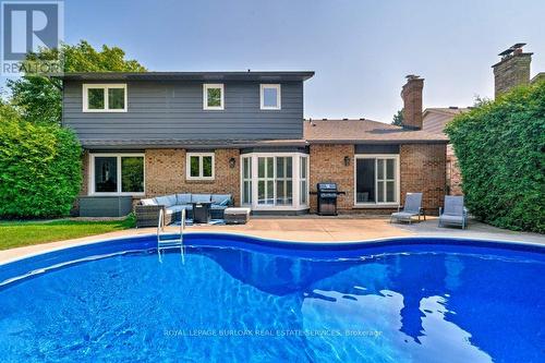 4235 Spruce Avenue, Burlington, ON - Outdoor With In Ground Pool With Deck Patio Veranda With Exterior