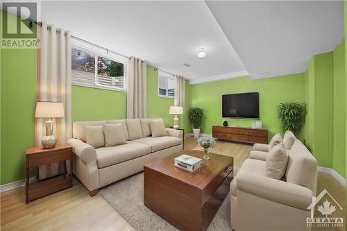 virtually staged. - 70 Mersey Avenue, Kanata, ON - Indoor Photo Showing Living Room