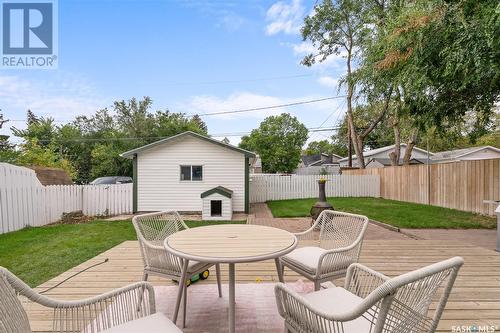 876 Monk Avenue, Moose Jaw, SK - Outdoor With Deck Patio Veranda