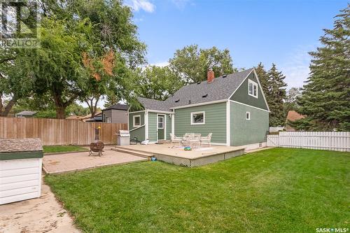 876 Monk Avenue, Moose Jaw, SK - Outdoor With Deck Patio Veranda With Exterior