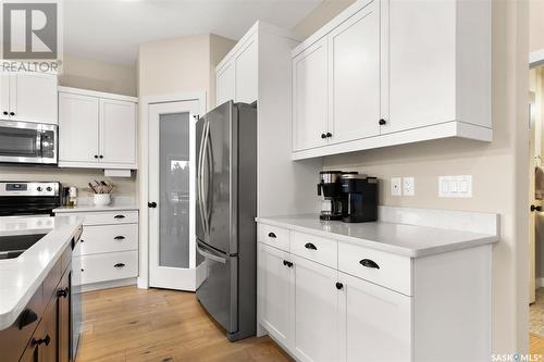 7 Stanford Road, White City, SK - Indoor Photo Showing Kitchen With Double Sink