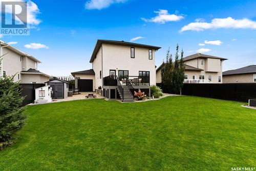 7 Stanford Road, White City, SK - Outdoor With Deck Patio Veranda With Backyard With Exterior