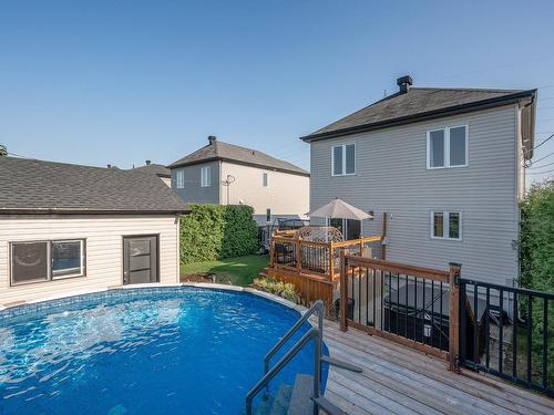 Backyard - 817 Rue Du Biat, Saint-Jean-Sur-Richelieu, QC - Outdoor With Above Ground Pool With Exterior