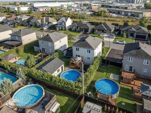 Overall view - 817 Rue Du Biat, Saint-Jean-Sur-Richelieu, QC - Outdoor With Above Ground Pool With View