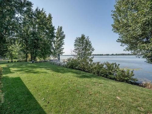 Backyard - 1884 Rue Quoibion, Sainte-Anne-De-Sabrevois, QC - Outdoor With Body Of Water With View