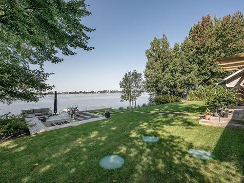 Backyard - 1884 Rue Quoibion, Sainte-Anne-De-Sabrevois, QC - Outdoor With Body Of Water With View