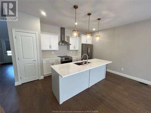 510 Water Rd, Amherstburg, ON - Indoor Photo Showing Kitchen With Double Sink With Upgraded Kitchen