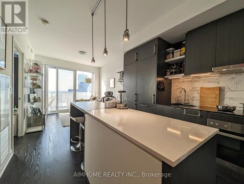 6103 - 100 Harbour Street, Toronto, ON - Indoor Photo Showing Kitchen With Double Sink