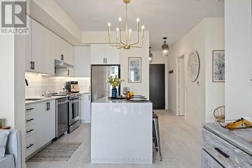 1523 - 9000 Jane Street, Vaughan, ON - Indoor Photo Showing Kitchen With Stainless Steel Kitchen With Upgraded Kitchen