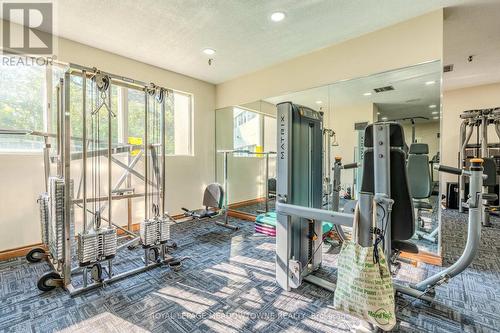 1406 - 3695 Kaneff Crescent, Mississauga (Mississauga Valleys), ON - Indoor Photo Showing Gym Room