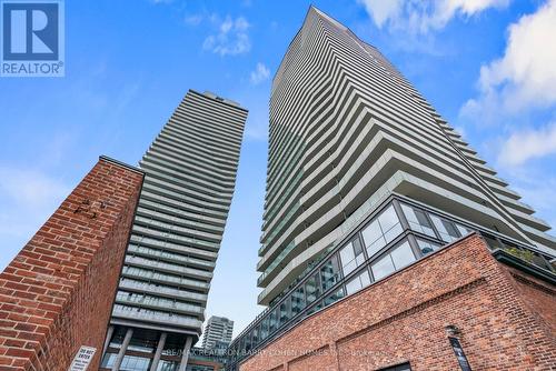 2602 - 390 Cherry Street, Toronto, ON - Outdoor With Facade