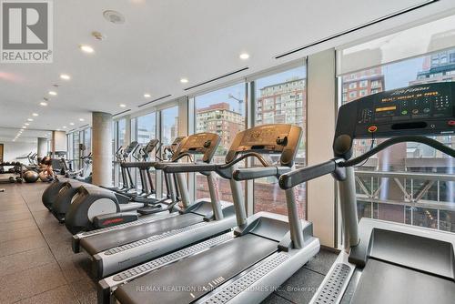 2602 - 390 Cherry Street, Toronto, ON - Indoor Photo Showing Gym Room