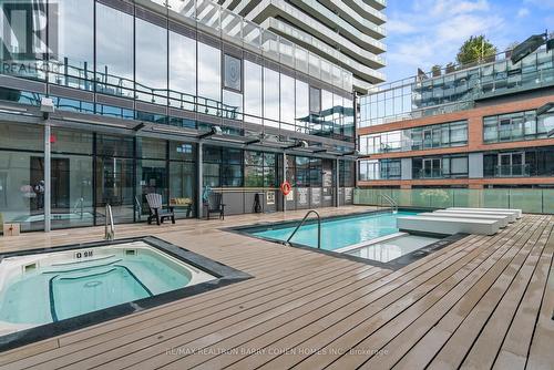 2602 - 390 Cherry Street, Toronto, ON - Outdoor With In Ground Pool