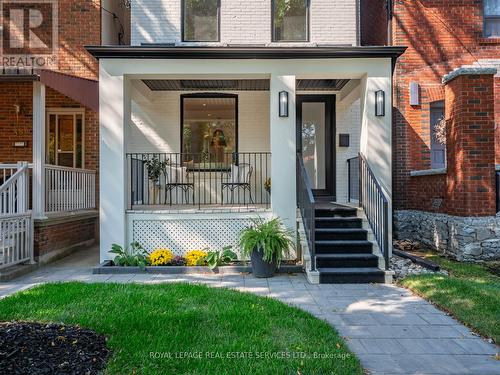 388 St Clarens Avenue, Toronto (Dufferin Grove), ON - Outdoor With Deck Patio Veranda With Facade