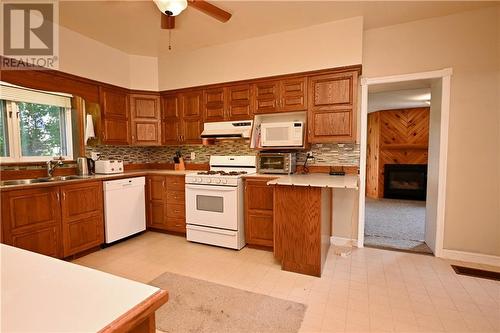 27 Meadow Street, Cobden, ON - Indoor Photo Showing Kitchen With Double Sink