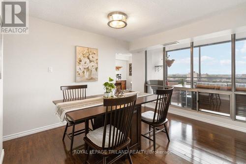 1001 - 389 Dundas Street, London, ON - Indoor Photo Showing Dining Room